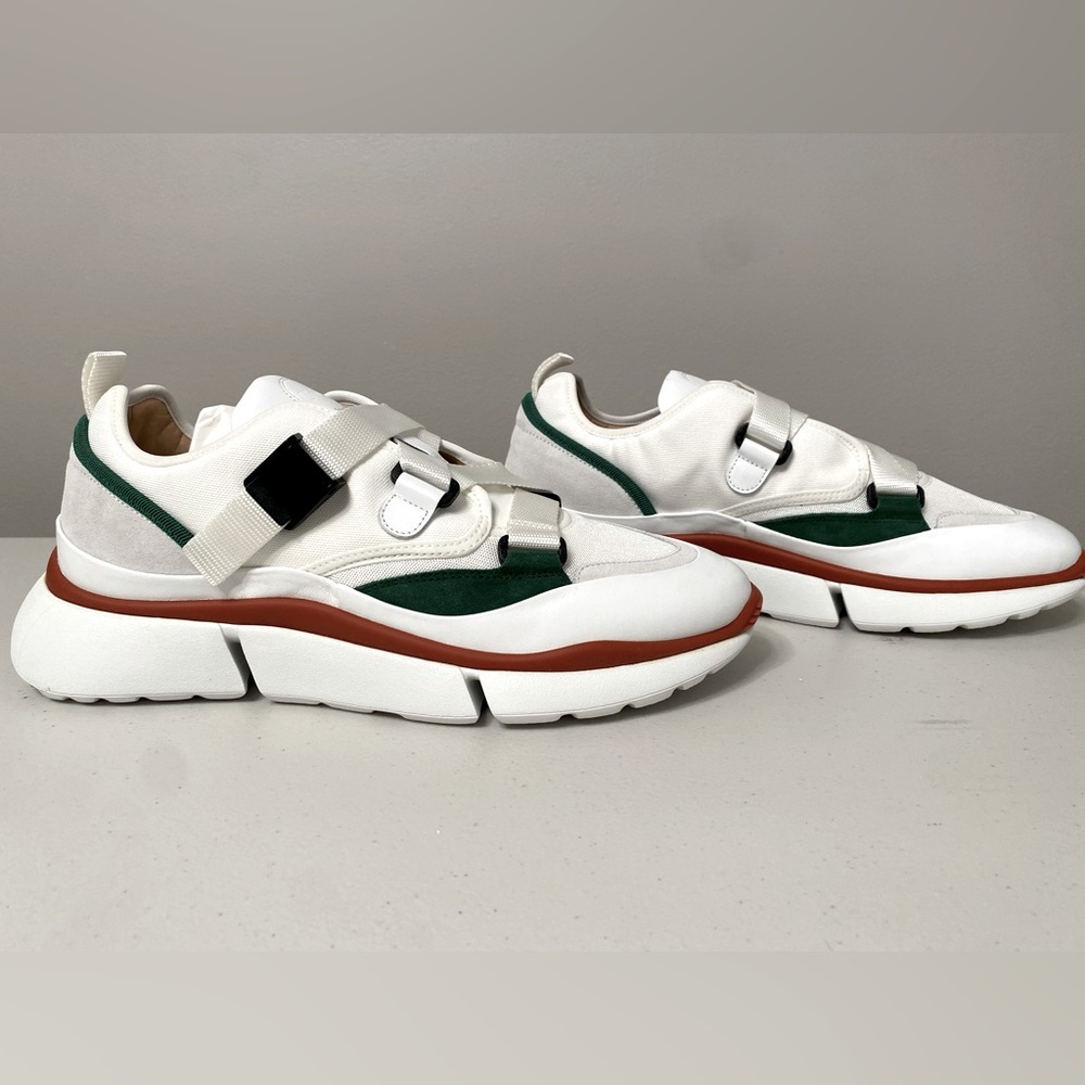 Chloe jungle green sneakers